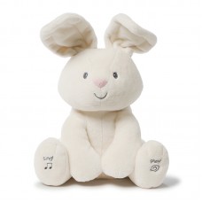 Gund Flora the Bunny Animated Plush Toy 12" | 0 month+ | Peek-a-boo Plush Toy | Baby Soft Toy | Stuffed Toy